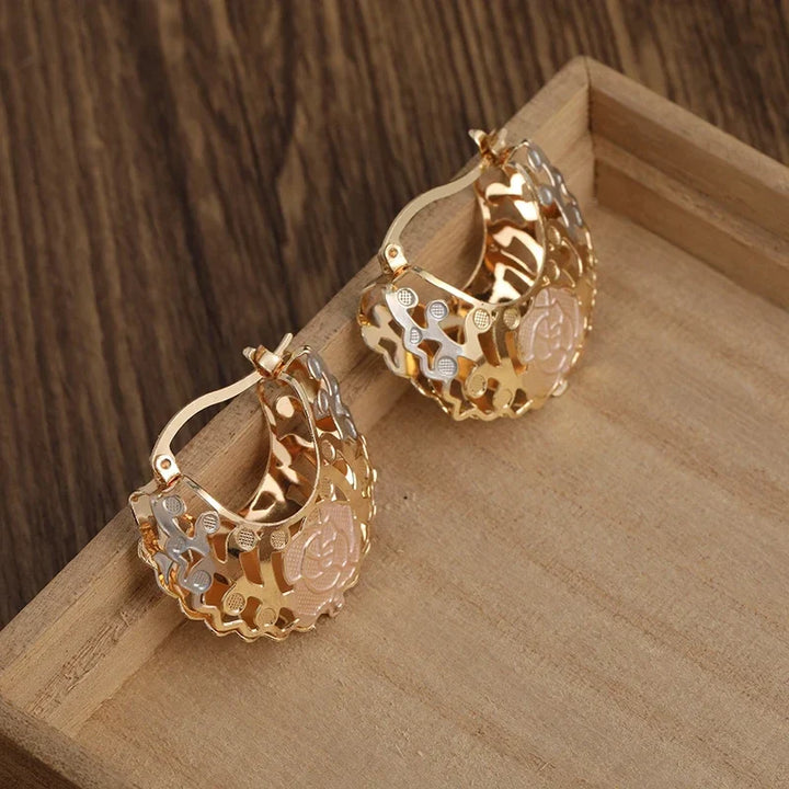 BowLift | Intricate Open Floral Earrings