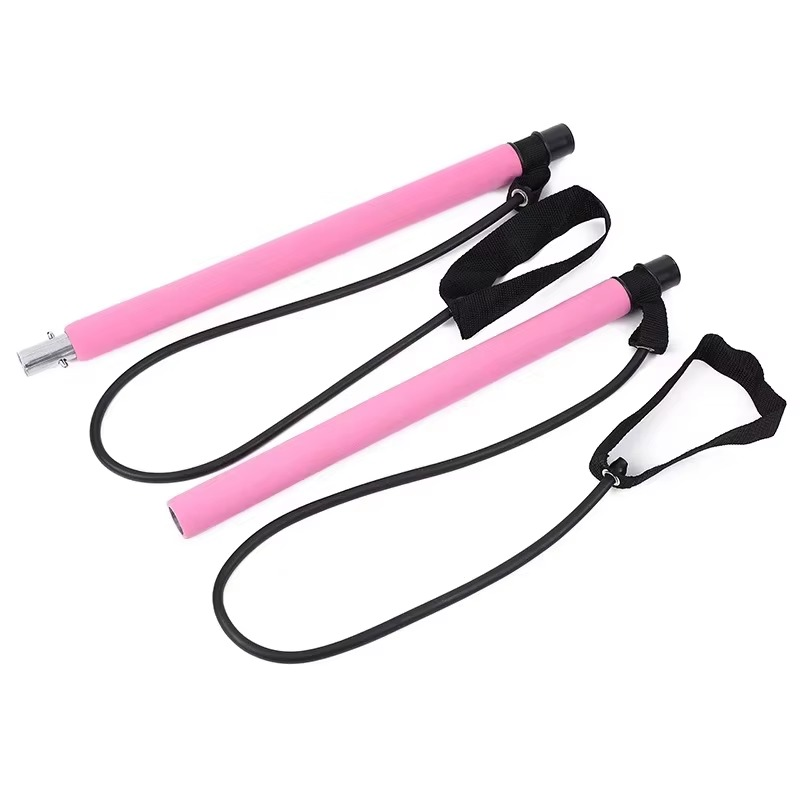 BowLift | Portable Pilates Bar Kit with Resistance Bands for Full Body Home Workouts