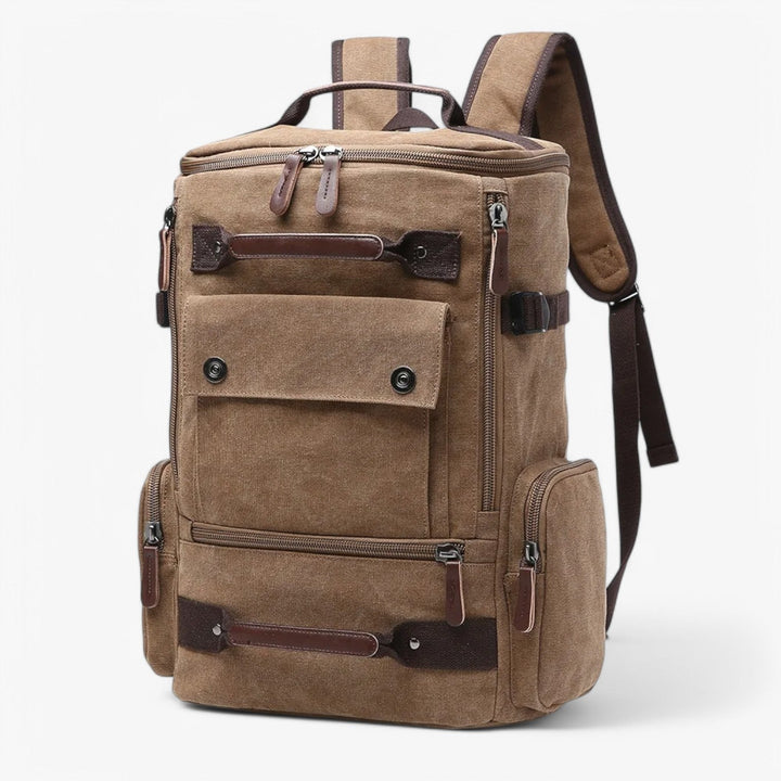 BowLift | Vintage Canvas Backpack – Stylish & Functional with Laptop Compartment for Everyday & Adventure
