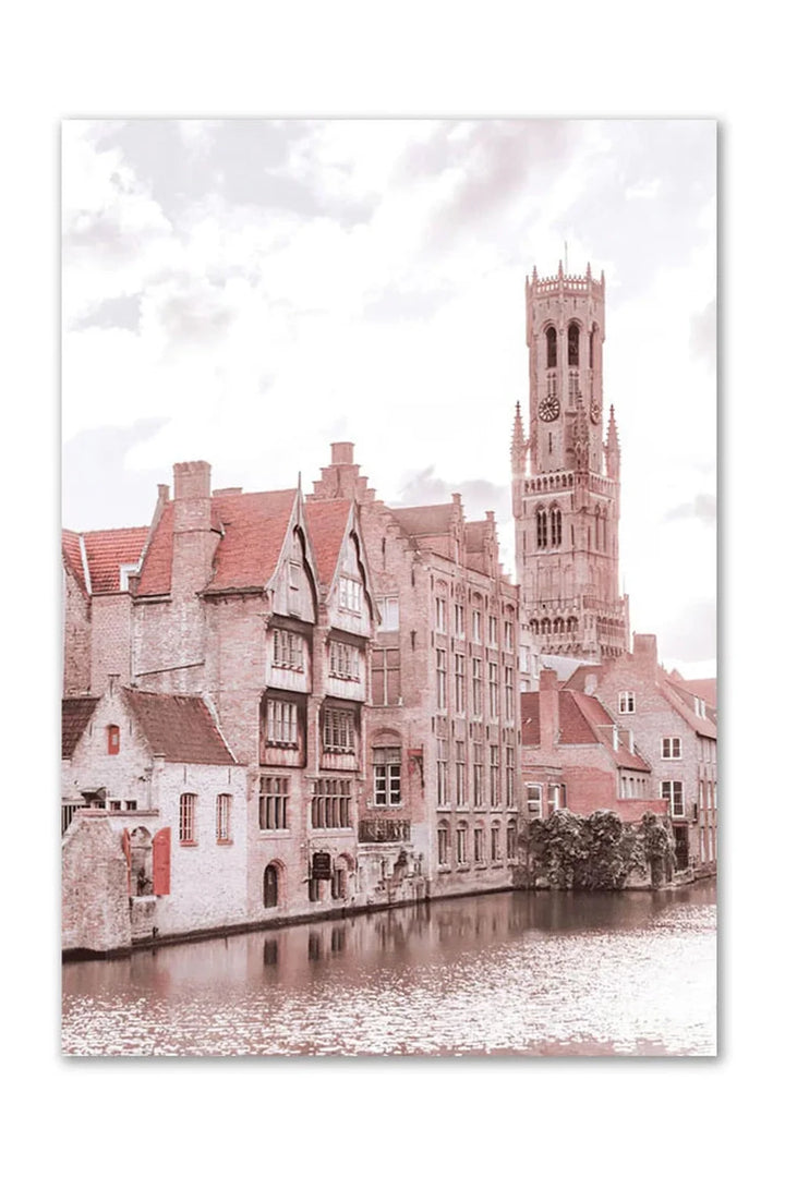Modern City Canvas Poster | Bowlift