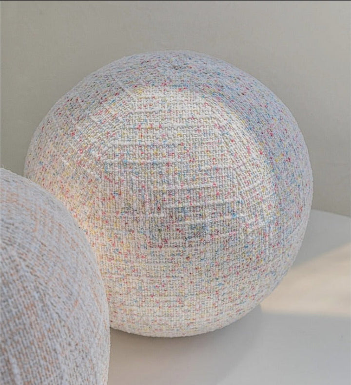 Tweed Globe Cushion | Bowlift