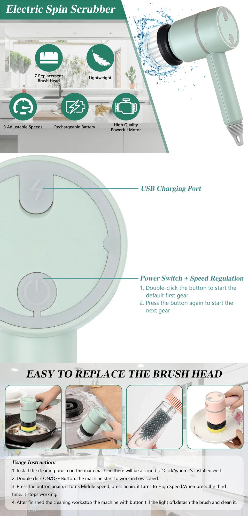 BowLift | Multipurpose Electric Cleaning Brush