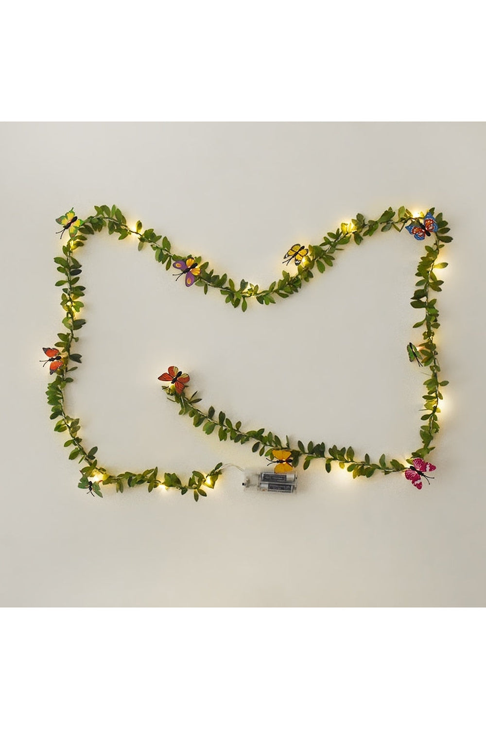 white rose light garland | Bowlift