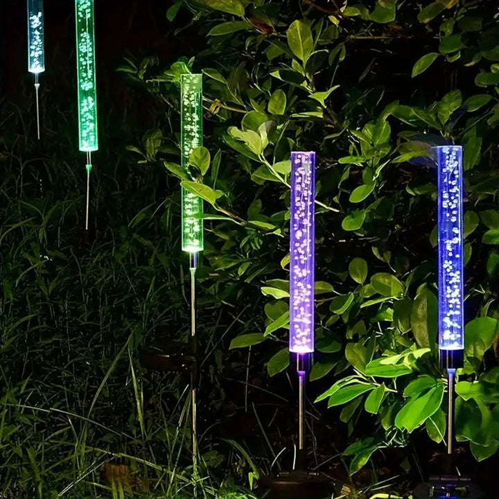 BowLift | LumaFlair Solar Garden Light | Color Changing LED | Weatherproof | With Ground Spike