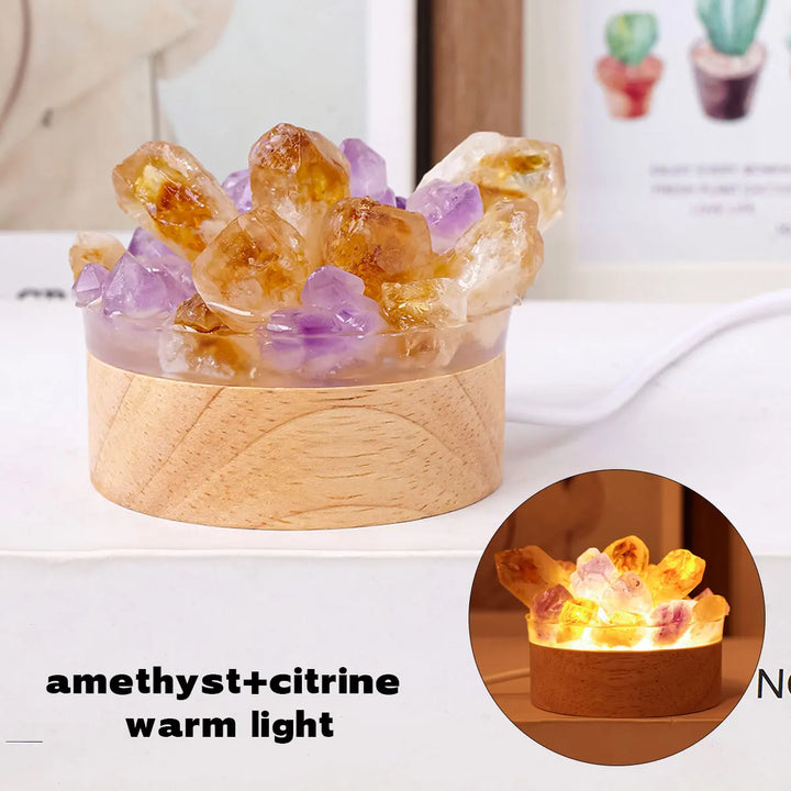 BowLift | Crystal lamp natural stone | Handmade | Feng Shui & wellness decor | 150–200 g