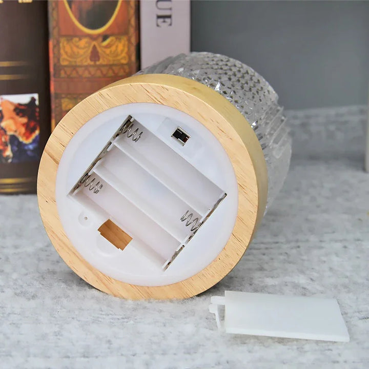 BowLift | Dimmable Crystal Table Lamp - Stylish Golden Dimmable Table Lamp with Luxurious Crystal Design