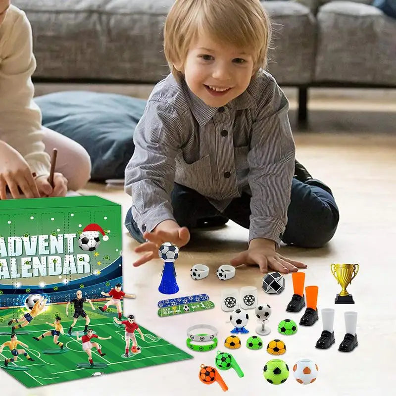 BowLift | MatchBox – Advent Calendar for Boys and Girls with Stadium Building Set