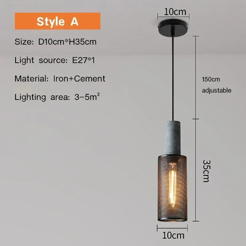 BowLift | Retro American Country Hanging Lamp