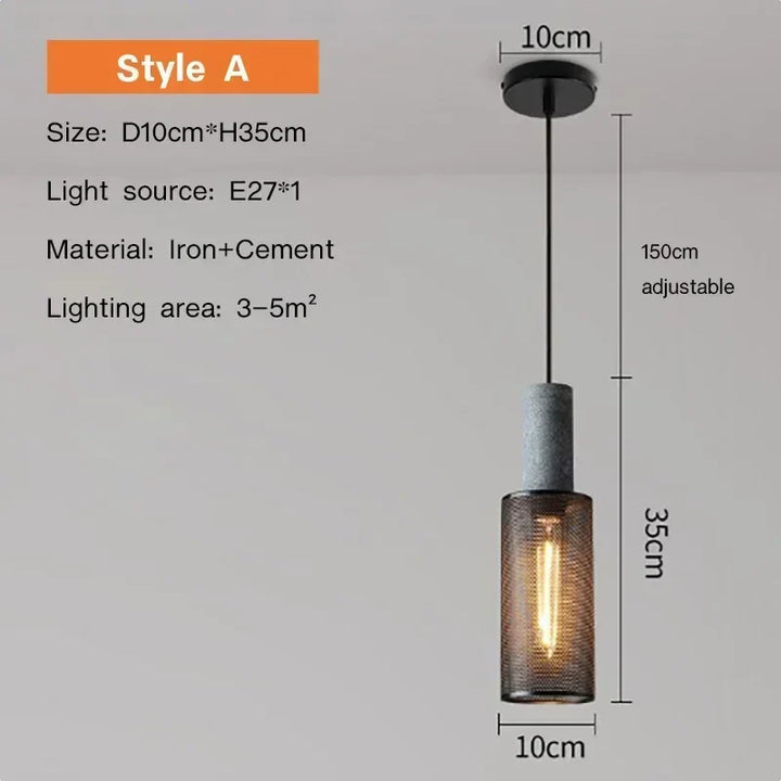 BowLift | Retro American Country Hanging Lamp