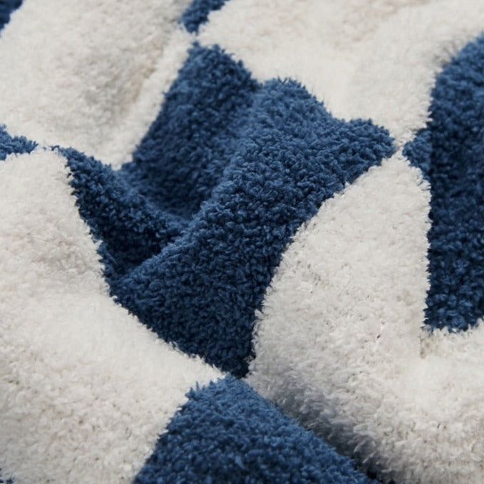 COLOURFUL CHECKERBOARD THROW | Bowlift