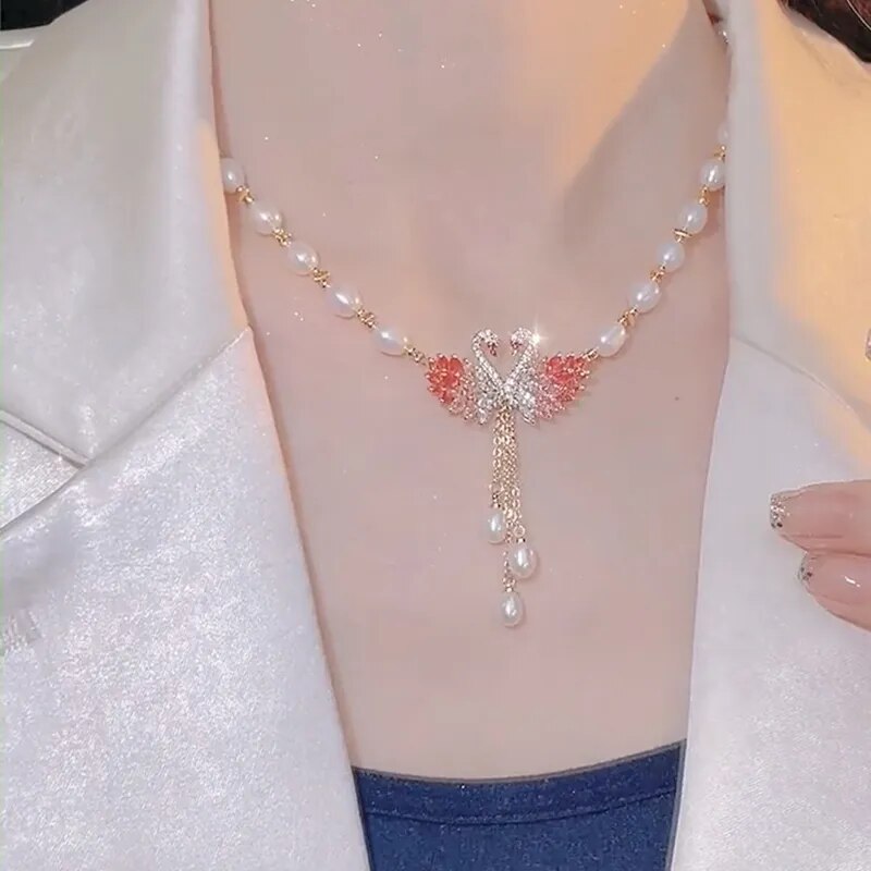 BowLift | Swan Love Charming Pendant Necklace