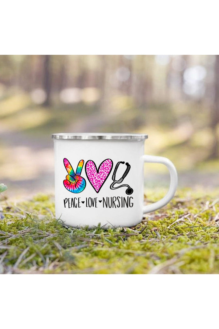 Life Themes Enamel Cup | Bowlift