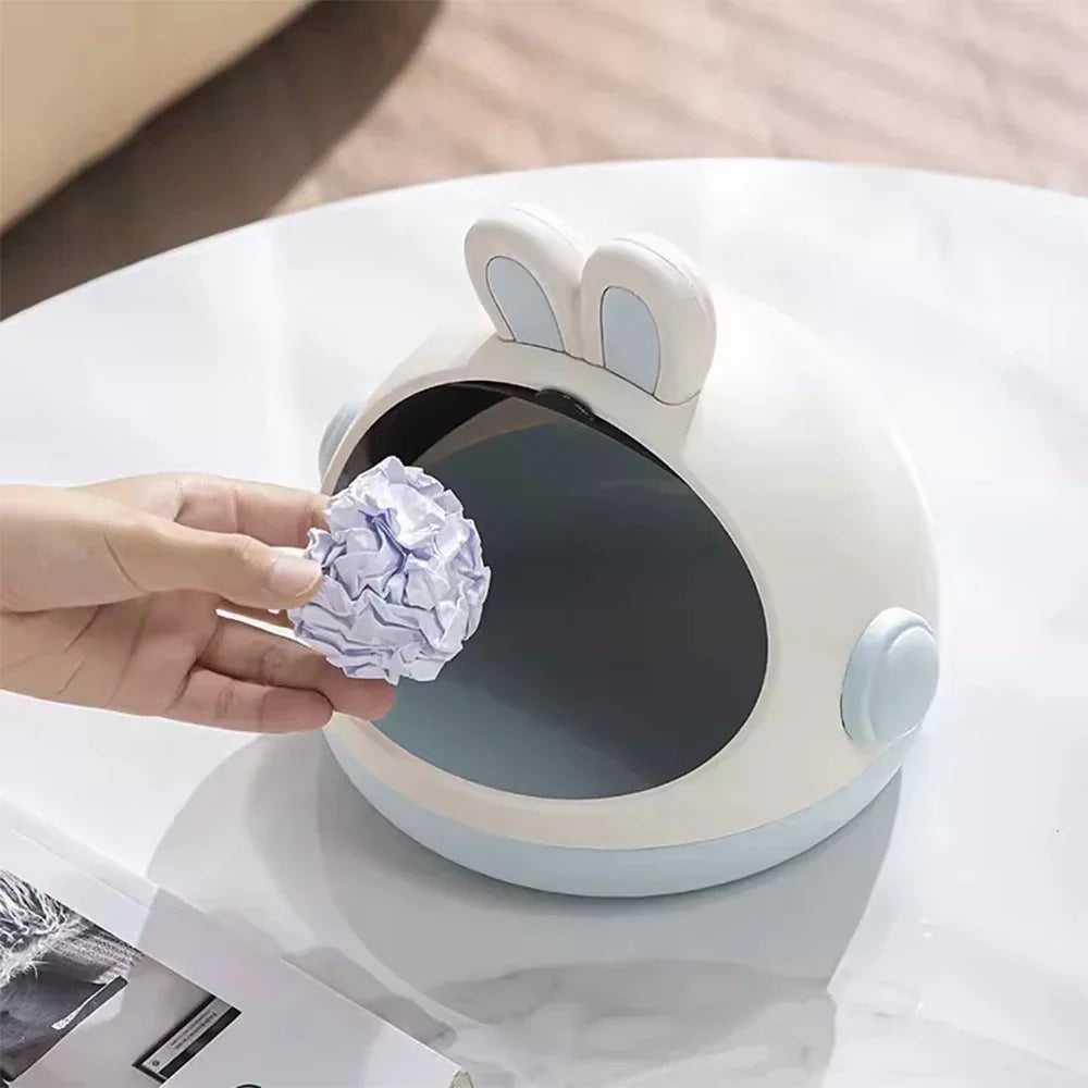 BowLift | Mini Rabbit Desktop Storage Trash Bin