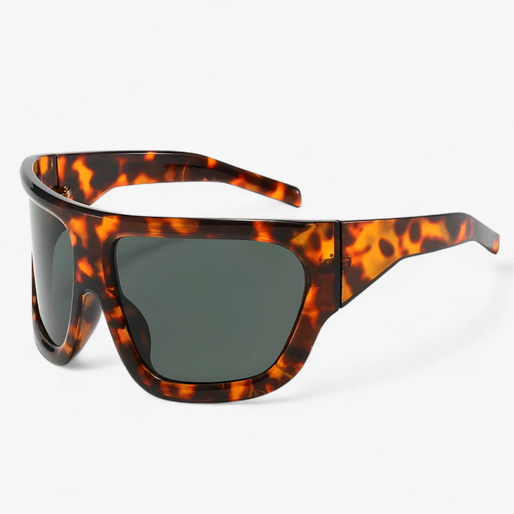 Oversized Steampunk Sports Sunglasses with Wraparound Design – Ignix | Bowlift