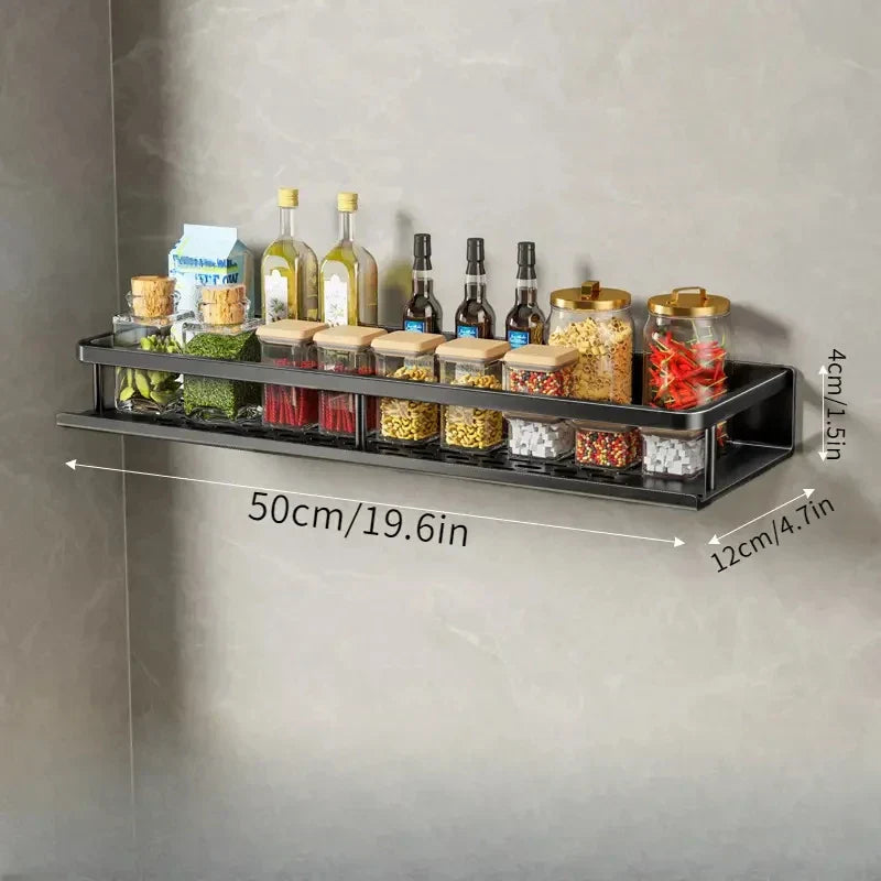 BowLift | Wall-Mounted Kitchen Rack – Space-Saving and Stylish Aluminum Rack for Kitchen Utensils