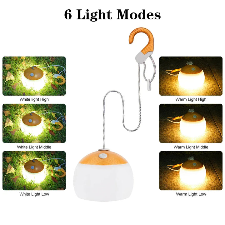 BowLift | Retro Camping Lantern USB Rechargeable Light - CampGlow