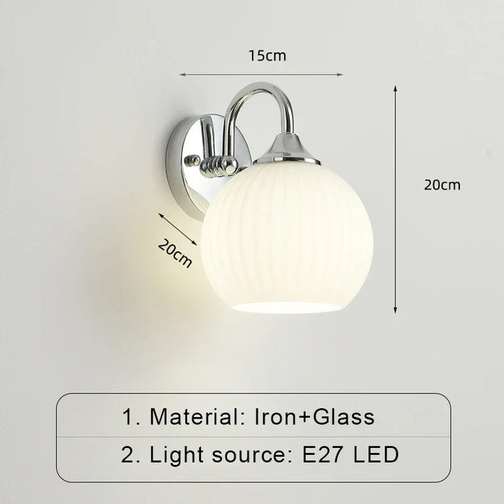 ModernWall - Scandinavian LED Wall Lamp with Glass Bowlift