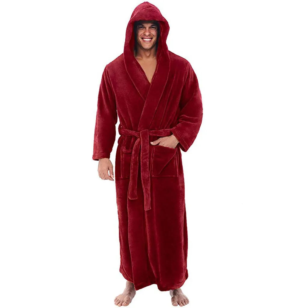 BowLift | HoodedChill – Cozy Bathrobe for Men