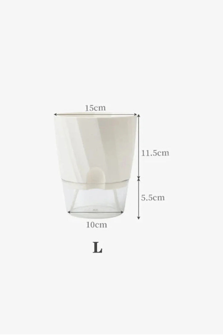 Transparent office plant pot | Bowlift