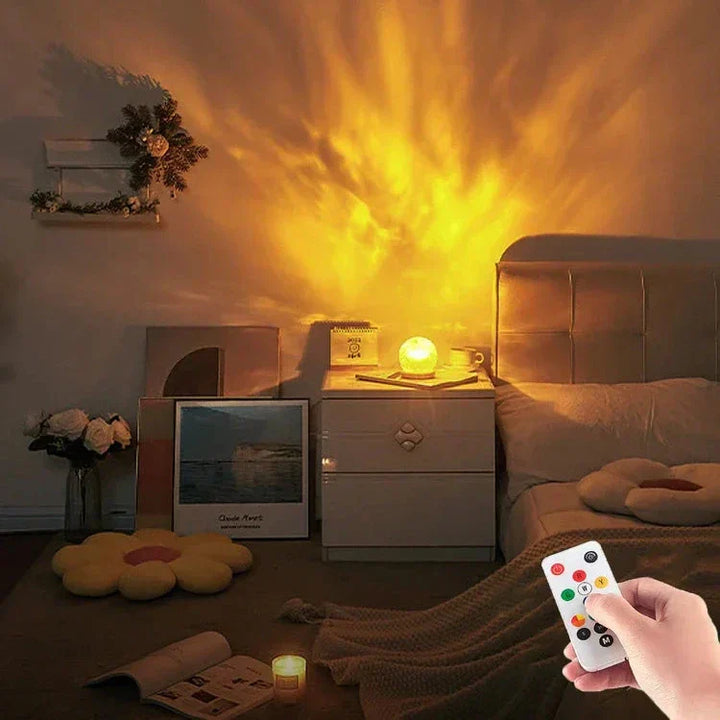 BowLift | Unique Wave Effect Table Lamp for Relaxation