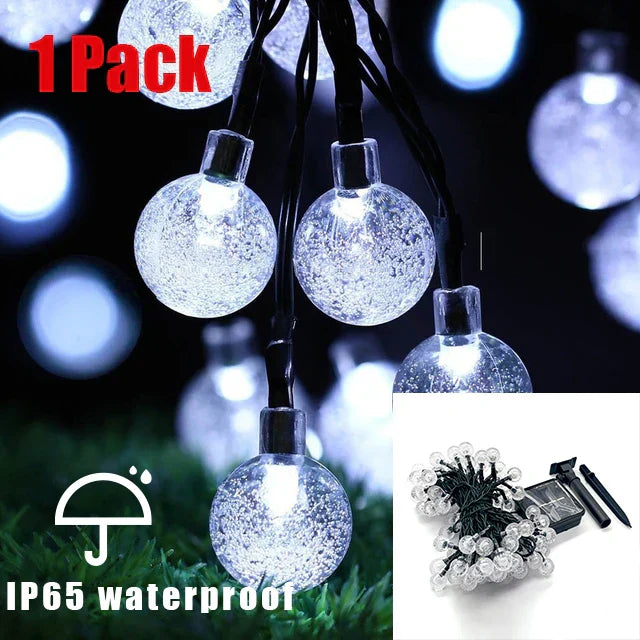 BowLift | 100 LED Solar String Lights Outdoor - Waterproof