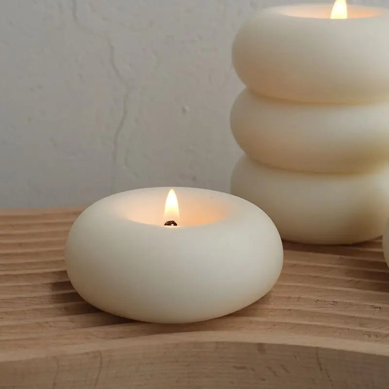 BowLift | Donut Aromatherapy Candle Round Smokeless