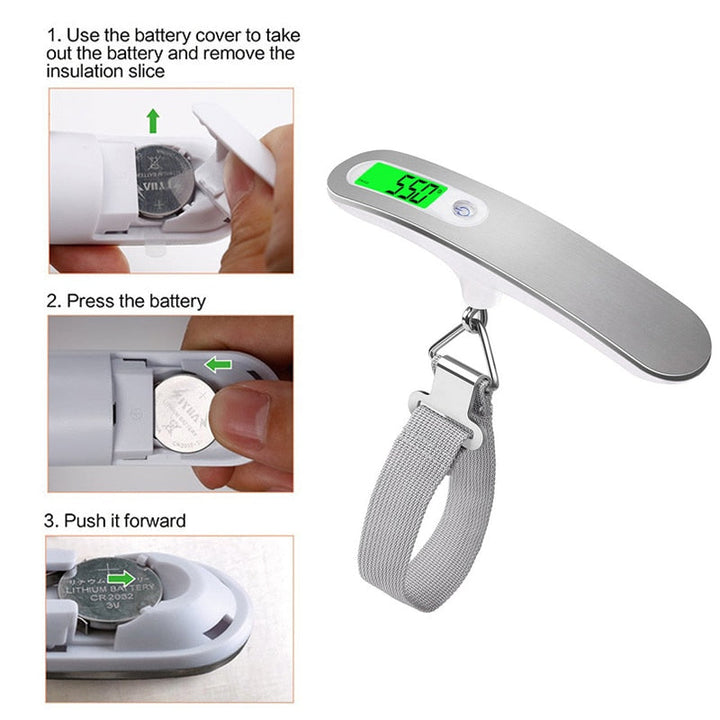 BowLift | Smart Handy Hang Digital Luggage Scale
