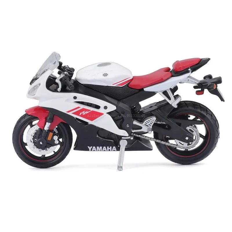 BowLift | 1:18 Scale Yamaha R6 Alloy Roller Sportbike Figures Diecasts Kids Toy Motorcycle Racing Model Replicas Collector's Gift for Boys