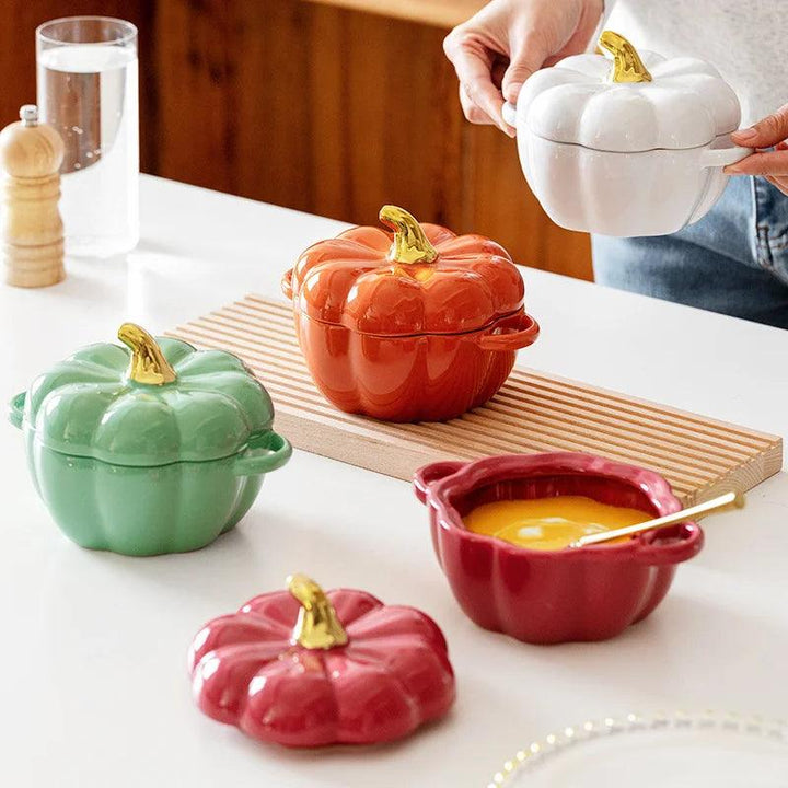 BowLift | Stylish Ceramic Pumpkin Bowl for Serving Dishes