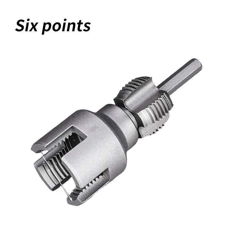 Pipe Thread Reamer & Edge Cutter Drill Attachment Tool | Bowlift