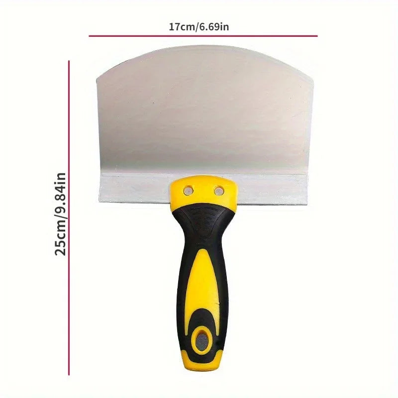 BowLift | ProFlexa Stainless Steel Spatula with Rubber Grip | Rustproof & Flexible | For Paint, Plaster & DIY Projects