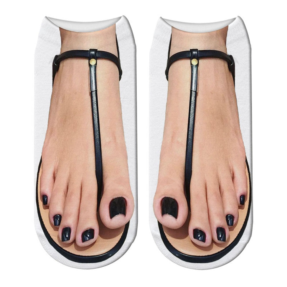 BowLift | 3D Printed Funny Creative Ankle Socks