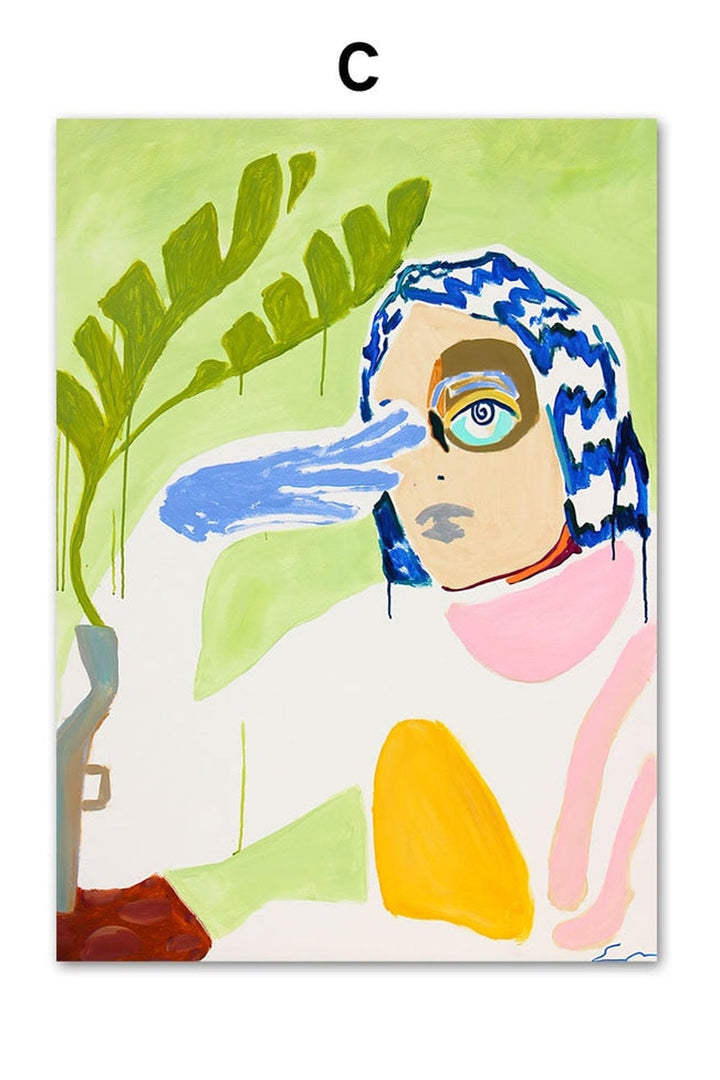 Woman Theme Canvas Poster | Bowlift