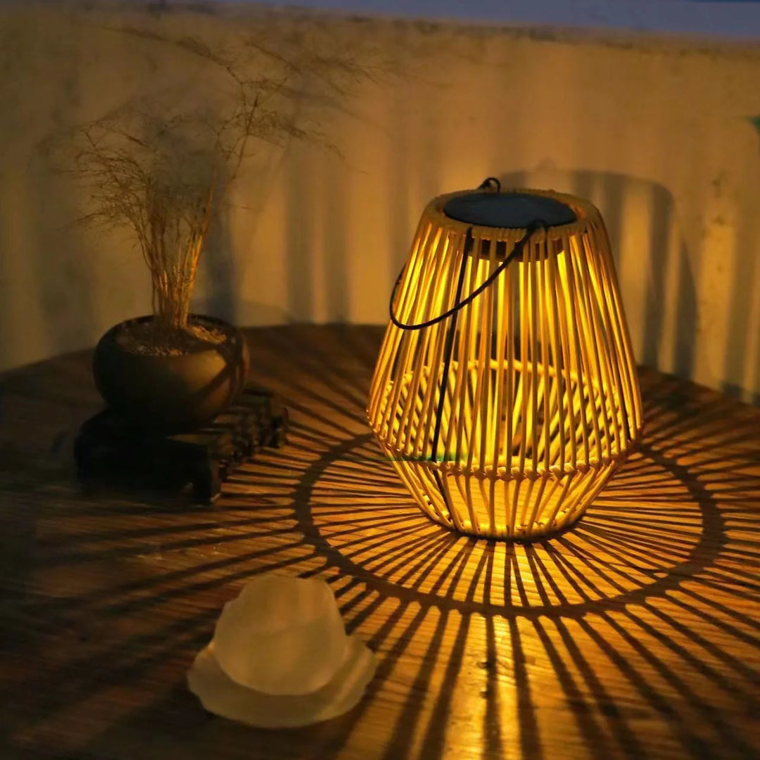 Solar Woven Lantern Bowlift
