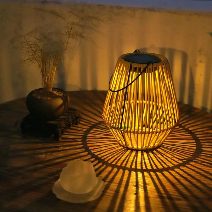 Solar Woven Lantern Bowlift
