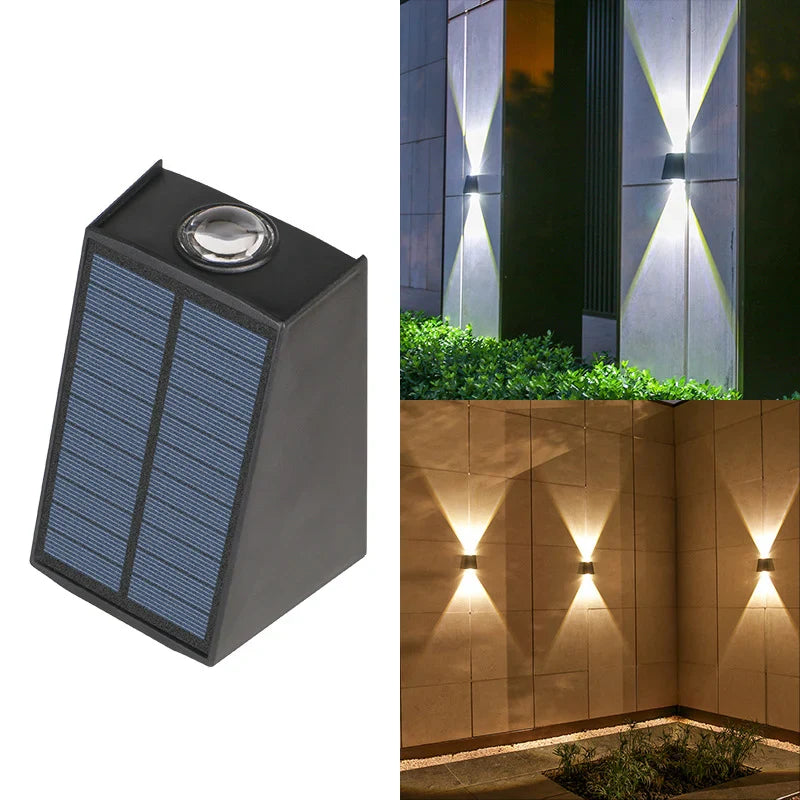 Solar LED Wall Light Bowlift