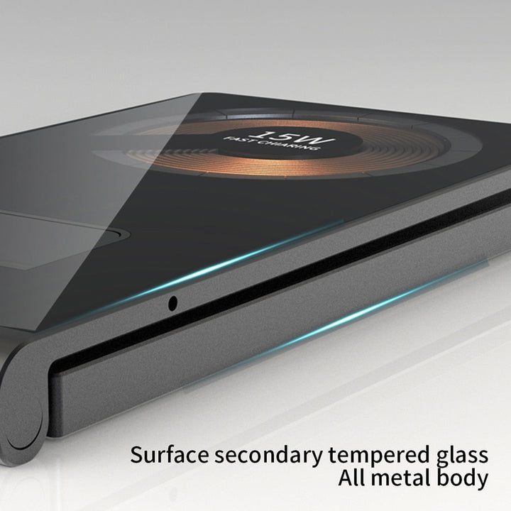 BowLift | Clear Beam Foldable Magnetic Wireless Charger Stand