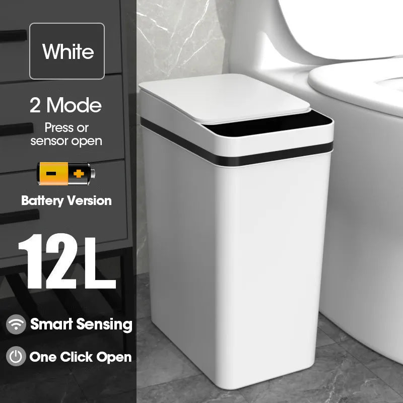 Waterproof Smart Wave Sensor Automatic Trash Can | Bowlift