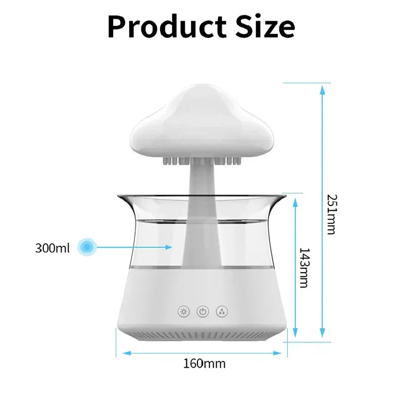 BowLift | Cloud Rain Forest Aromatherapy Humidifier Lamp