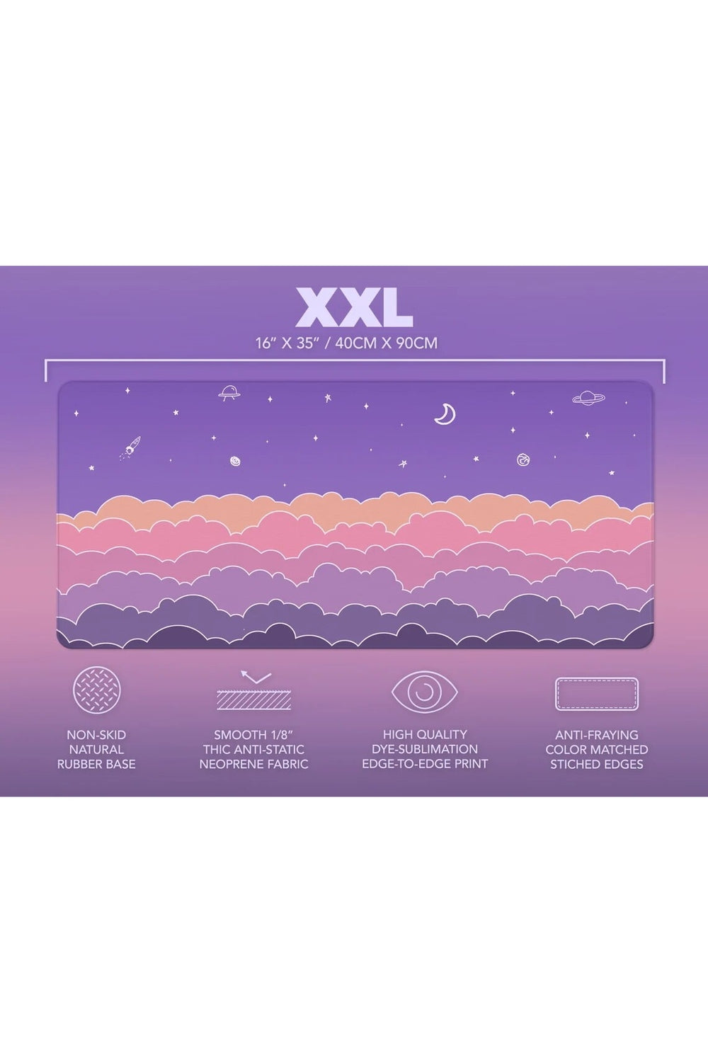 lilac desk pad | Bowlift