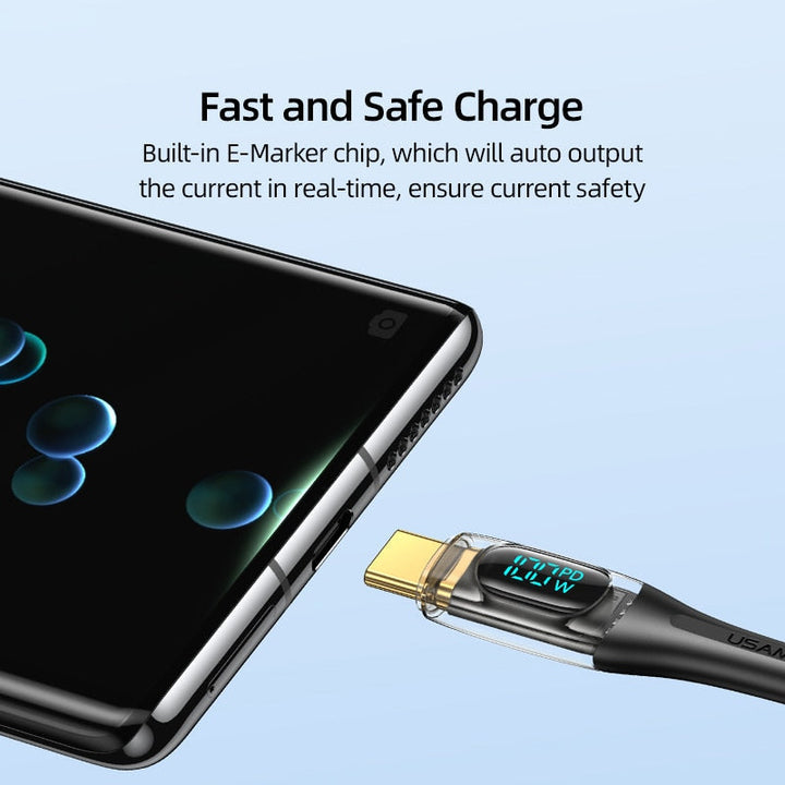 BowLift | Turbo Connect Led Display Fast Phone Charging Cable