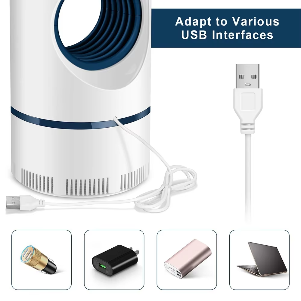 BowLift | USB Powered Electric Mosquito and Insect Killer Lamp with LED Light Trap