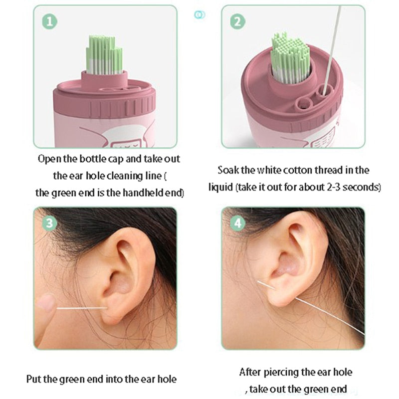 BowLift | Disposable Earrings Hole Cleaning Set
