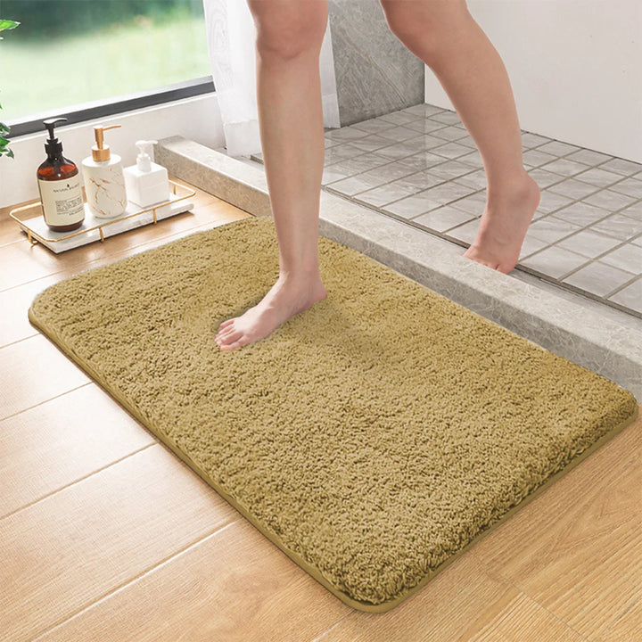 BowLift | Long-haired Non-slip Bath Mat with Absorbent Properties for Shower and Toilet Floor