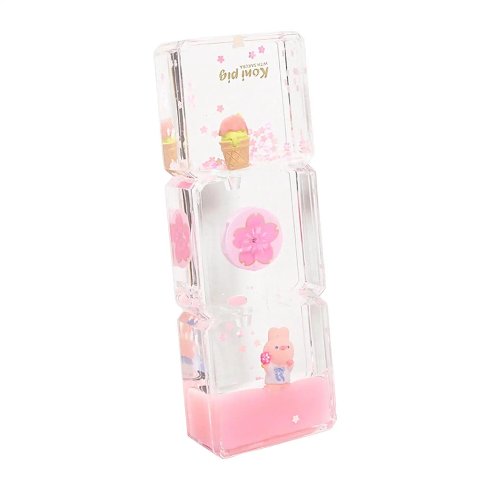 BowLift | Floral Fantasy Liquid Cartoon Motion Hourglass