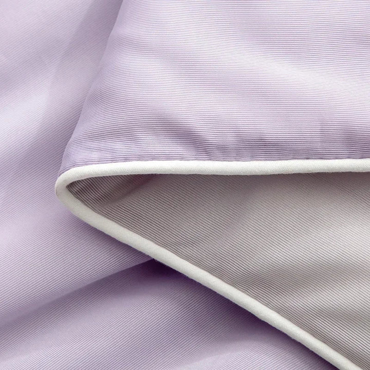 Air Condition Summer Comforter — Pure Color Ice Silk Cooling Blanket, Lightweight & Smooth Twin/King Size Quilt | Bowlift