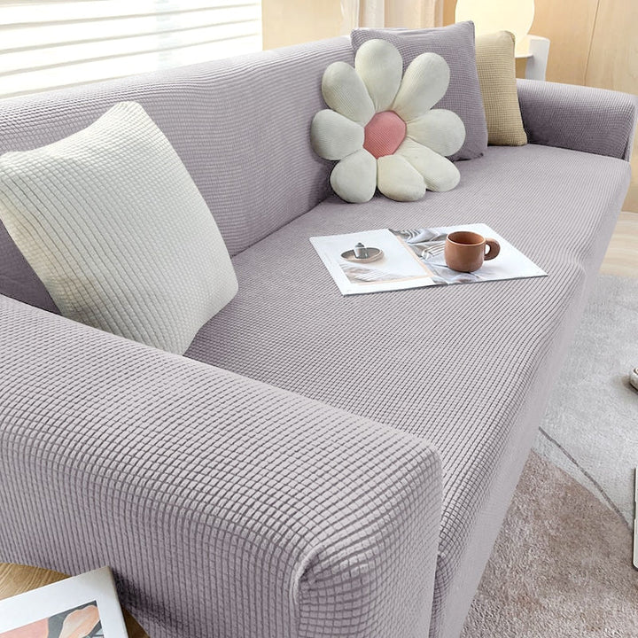 BowLift | Textured Stretch Sofa Cover | Non-Slip, Machine Washable & Protective for 1-Seater, 2-Seater, and 3-Seater Sofas