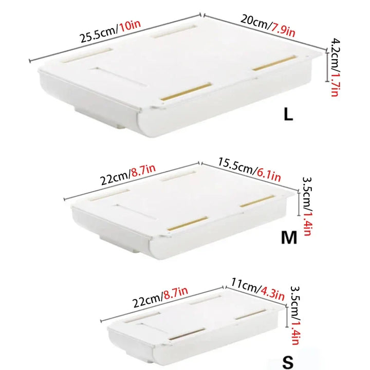 BowLift | Self-Adhesive Desk Hidden Storage Box