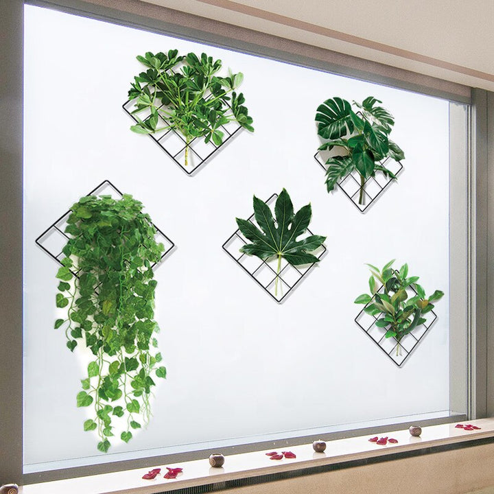 3D Nature Wind Green Plant Wall Sticker | Bowlift