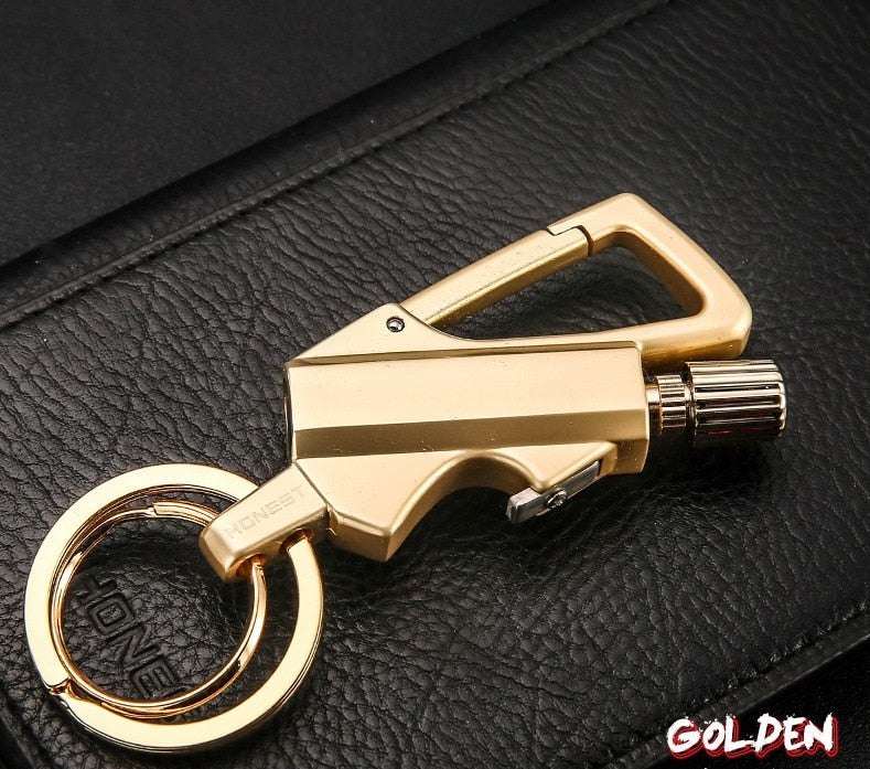Outdoor Windproof Lighter Match Keychain | Bowlift